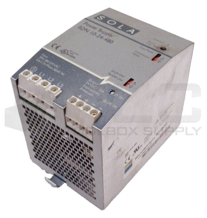 SOLA POWER SUPPLY SDN 10-24-480 400-500VAC 24VDC