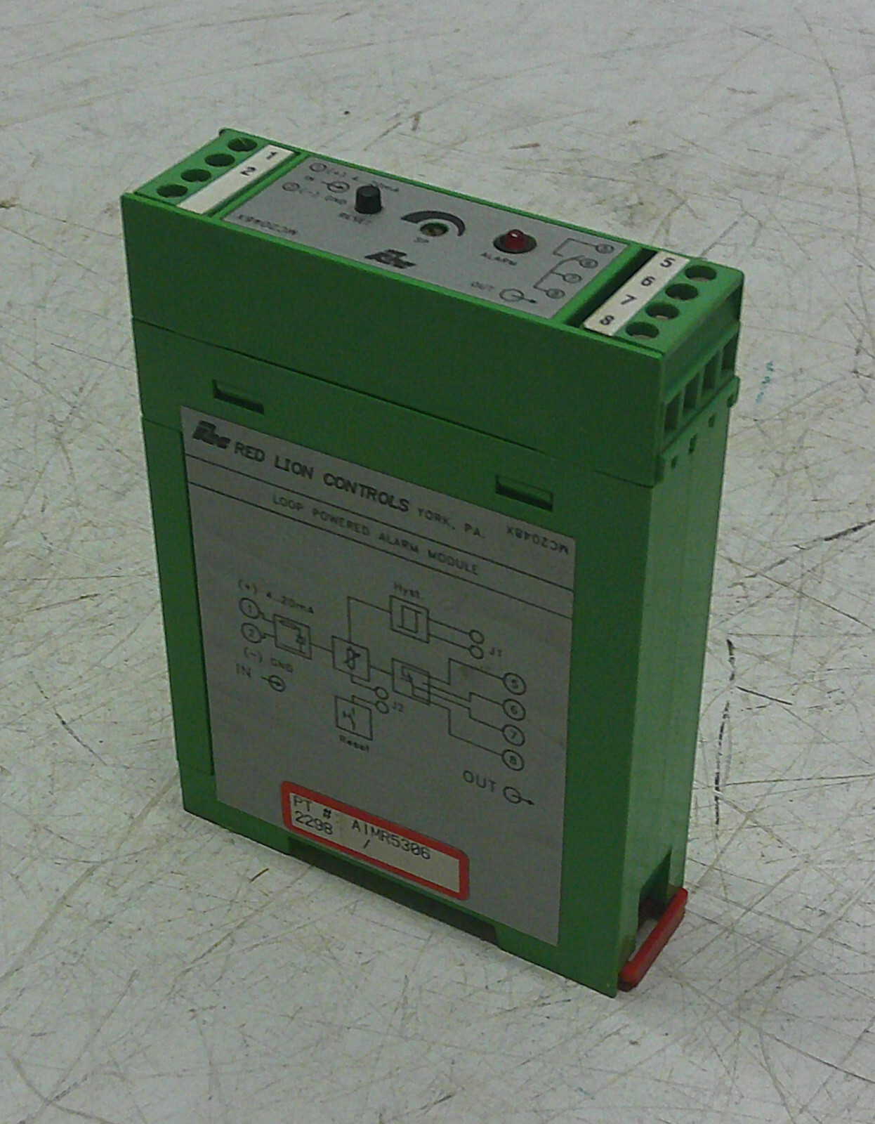 Red Lion Controls Model AIMR5306 Loop Powered Alarm Module Used