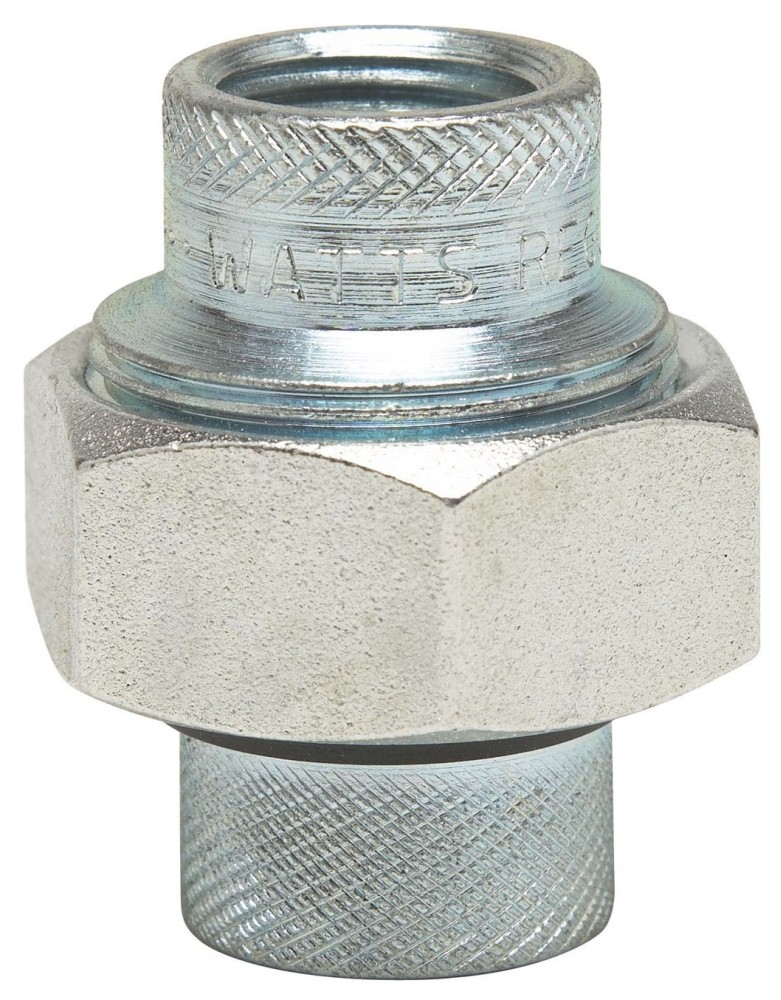Watts 3004 1/2″ FPT x FPT Galvanized Iron Dielectric Straight Union 250 PSI