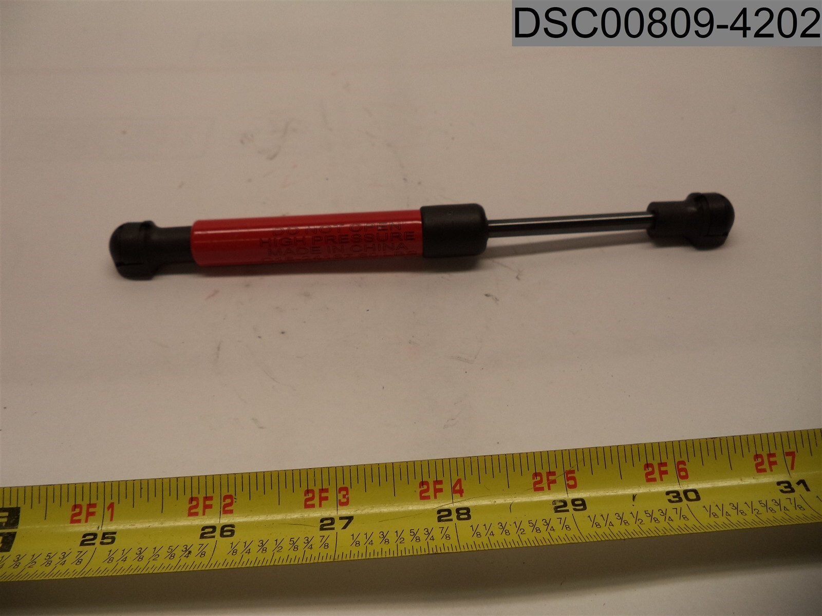 Qty=2: Pressure Items Gas Springs, OD 9/16″, Hole Center To center 7 1/2″