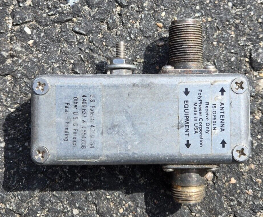 Used Polyphaser IS-GF50LN Type N Female / Type N Female