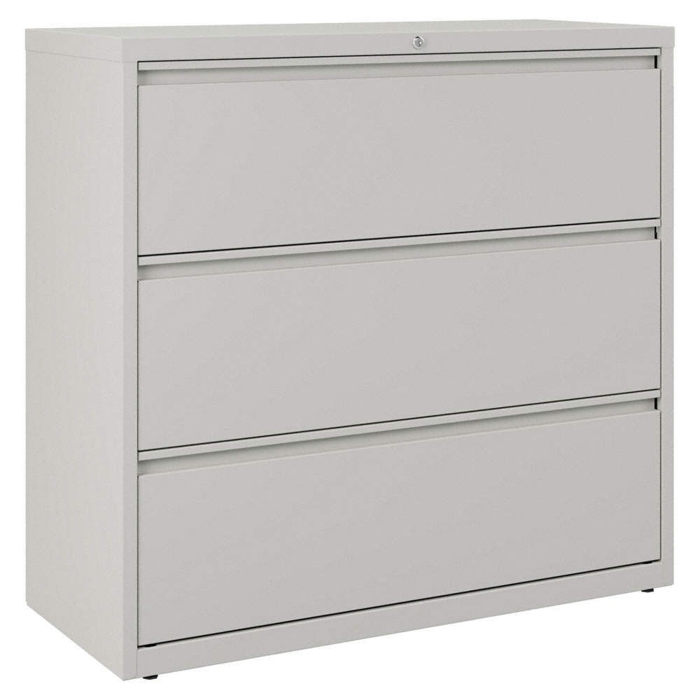 HIRSH 17645 Lateral File Cabinet,Light Gray 48YC29