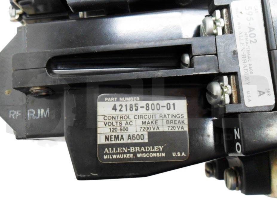 ALLEN BRADLEY 509-BOD-9 /B W/ CB236 W/ 42815-800-01 W/ 595-A02 W/ (3) 595-A /B