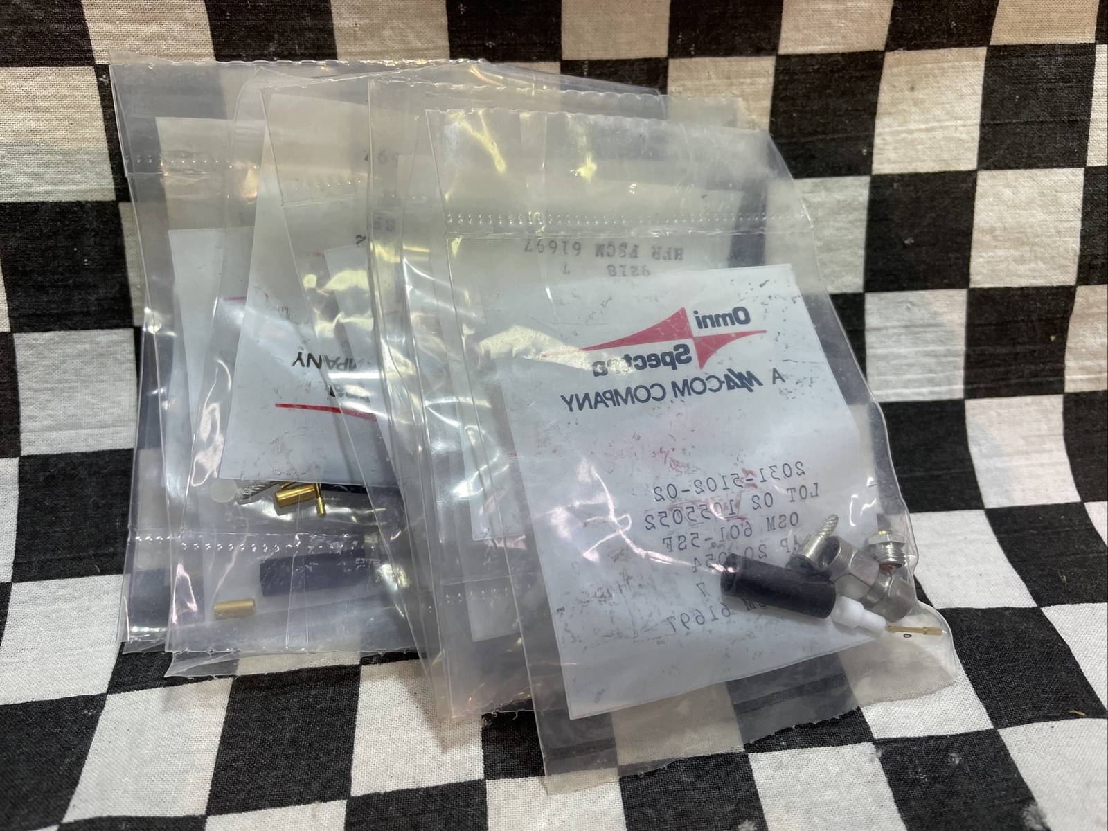 Omni Spectra 2031-5102-02, 601-5SF Straight Cable Plug, LOT OF 9, SHIPSAMEDAY