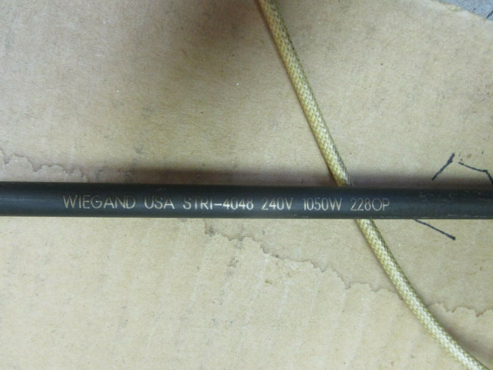 Wiegand Tubular Heater STRI-4048 240 Volt 1050 Watt 40″ Overall Length 5/16″ Dia