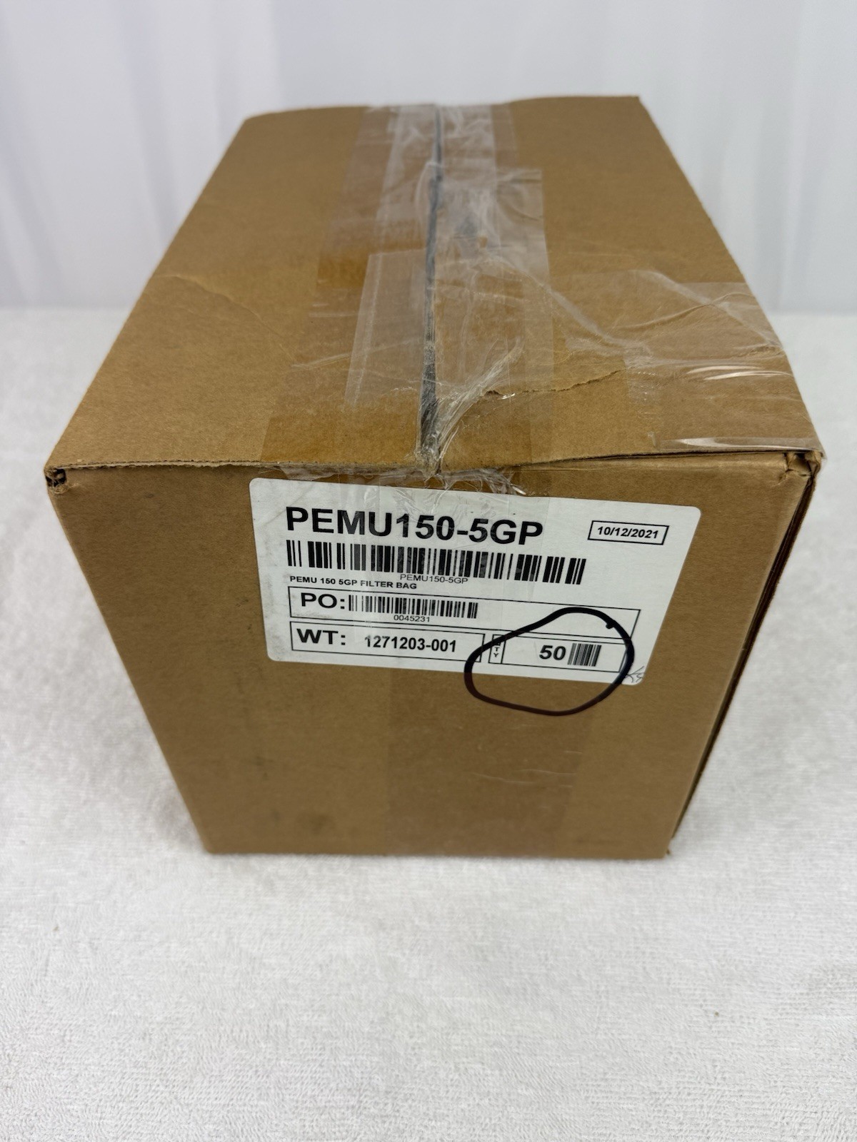 PEMU 150 Micron Liquid Filter Bags – 5GP – Industrial Filter Bags – Qty 50 – New