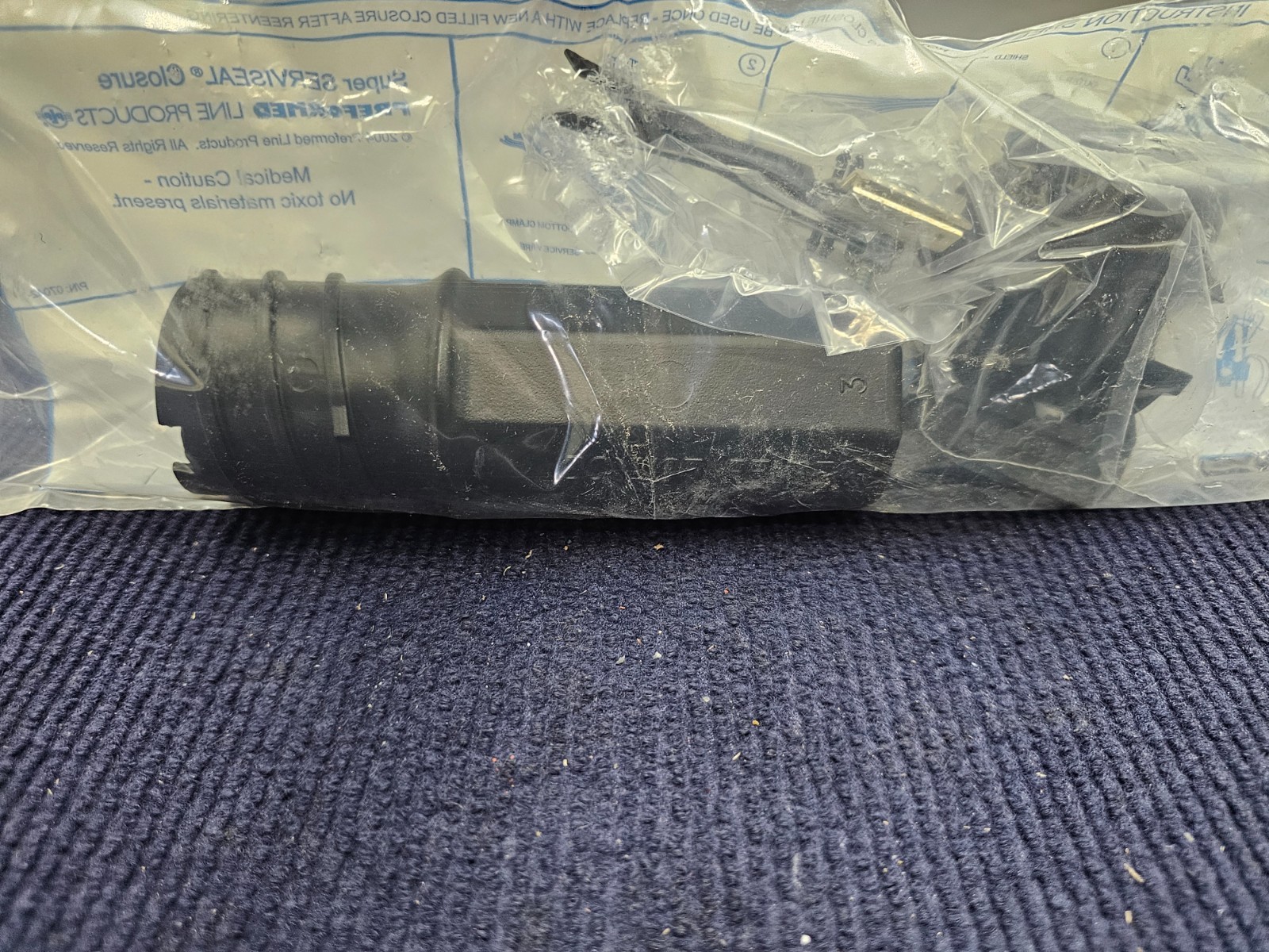(QTY 3) Preformed Line Products 07042-1 Super SERVISEAL Closure Black