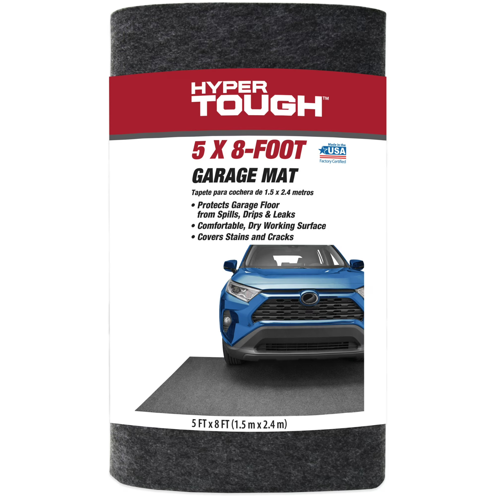 Hyper Tough Garage Mat; 8 ft. Long by 5 ft. Wide – GMCW852PDQ – Waterproof Floor