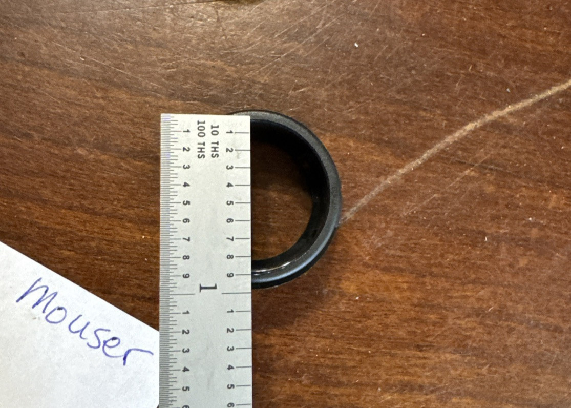 Mouser MP10012 Grommet 1.0 Hole .75 ID .453 thick (69 pcs) & WG0906 1/2″