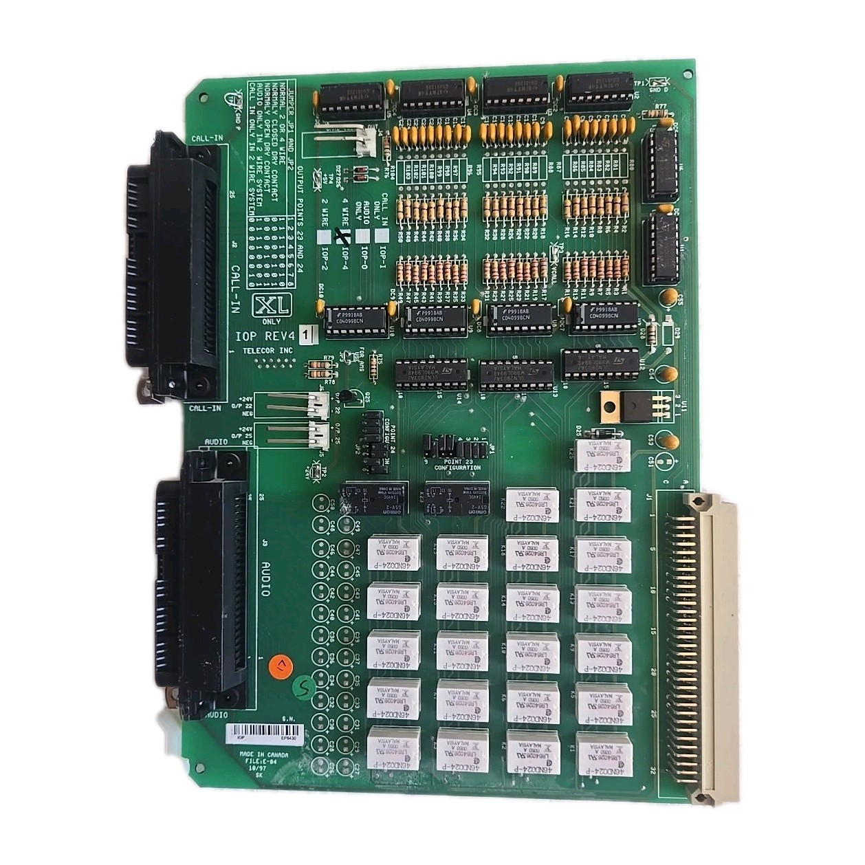 Telecor IOP-4 Rev 4.1 4 Wire Module XL Series