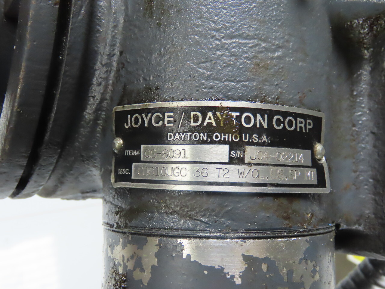 Joyce Dayton 10 Ton 36″ Machine Comdrive Screw Jack W/ 575V 3Ph Motor & Limit