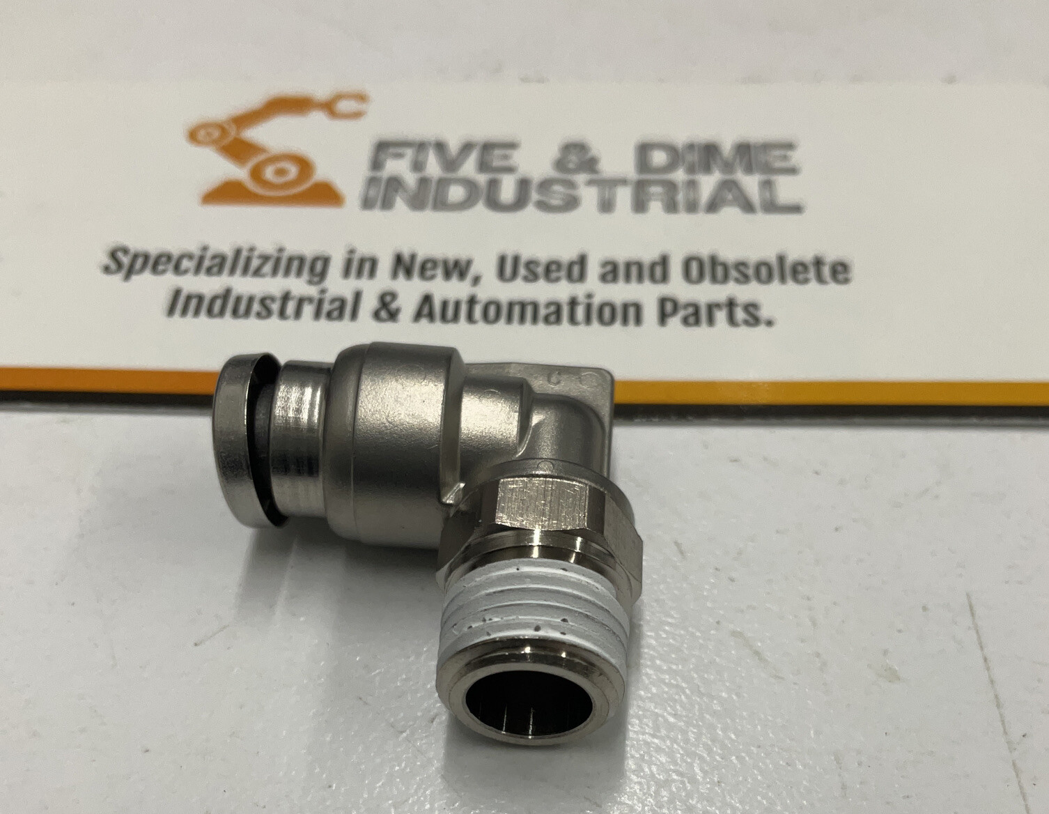 SMC KQB2L06-01S Metal Elbow Fitting 1/8″ NPT X 6mm Tube