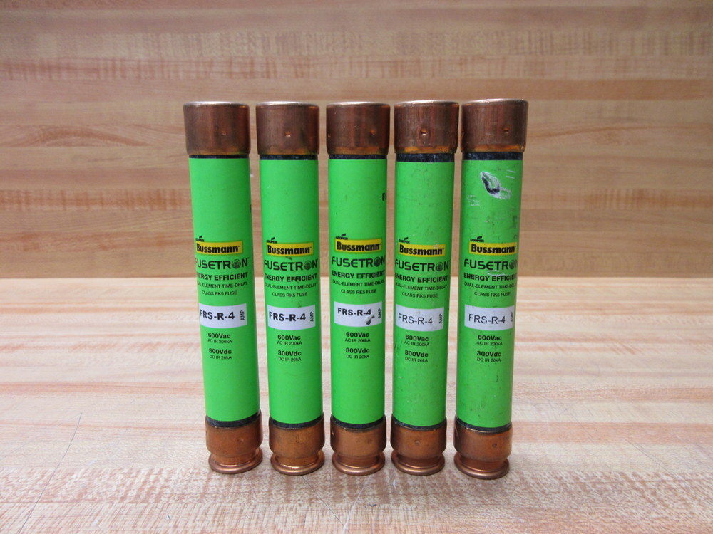Buss FRS-R-4 Bussmann Fuse Cross Ref 4A462 Energy Efficient (Pack of 5)