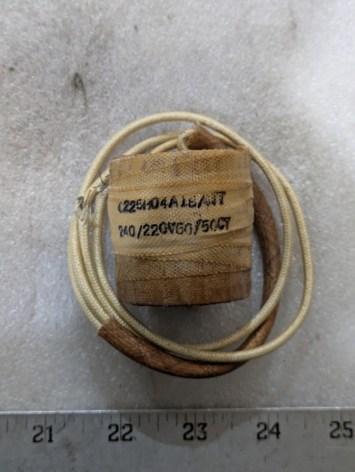 ITT General Controls C225H04AI8 Solenoid Valve Coil Class H 220-240V 50-60Hz OEM
