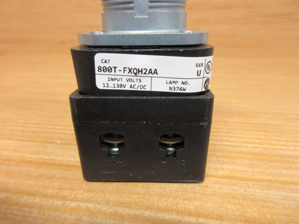 Allen Bradley 800T-FXQH2AA Amber Button W/ 800TC-N374, 800T-XA