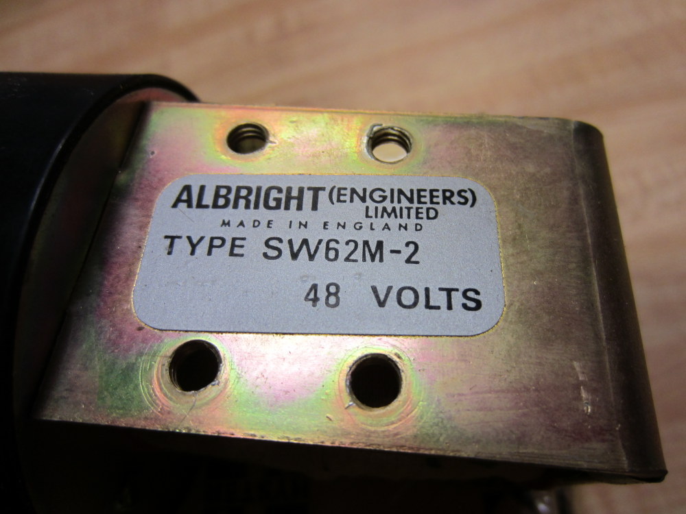 Albright SW62M-2 Relay 48V 194360 Hy-SW62M-2 B5