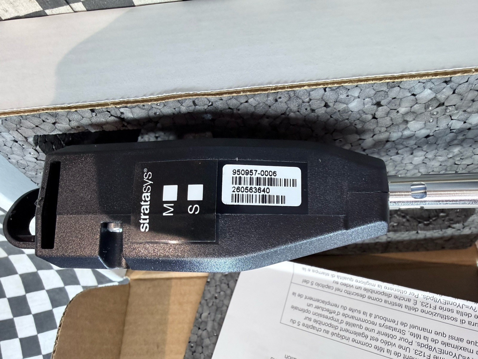 Stratasys EXTRUSION HEAD F123 SERIES 950957-0006, 123-00402-S, SHIPSAMEDAY