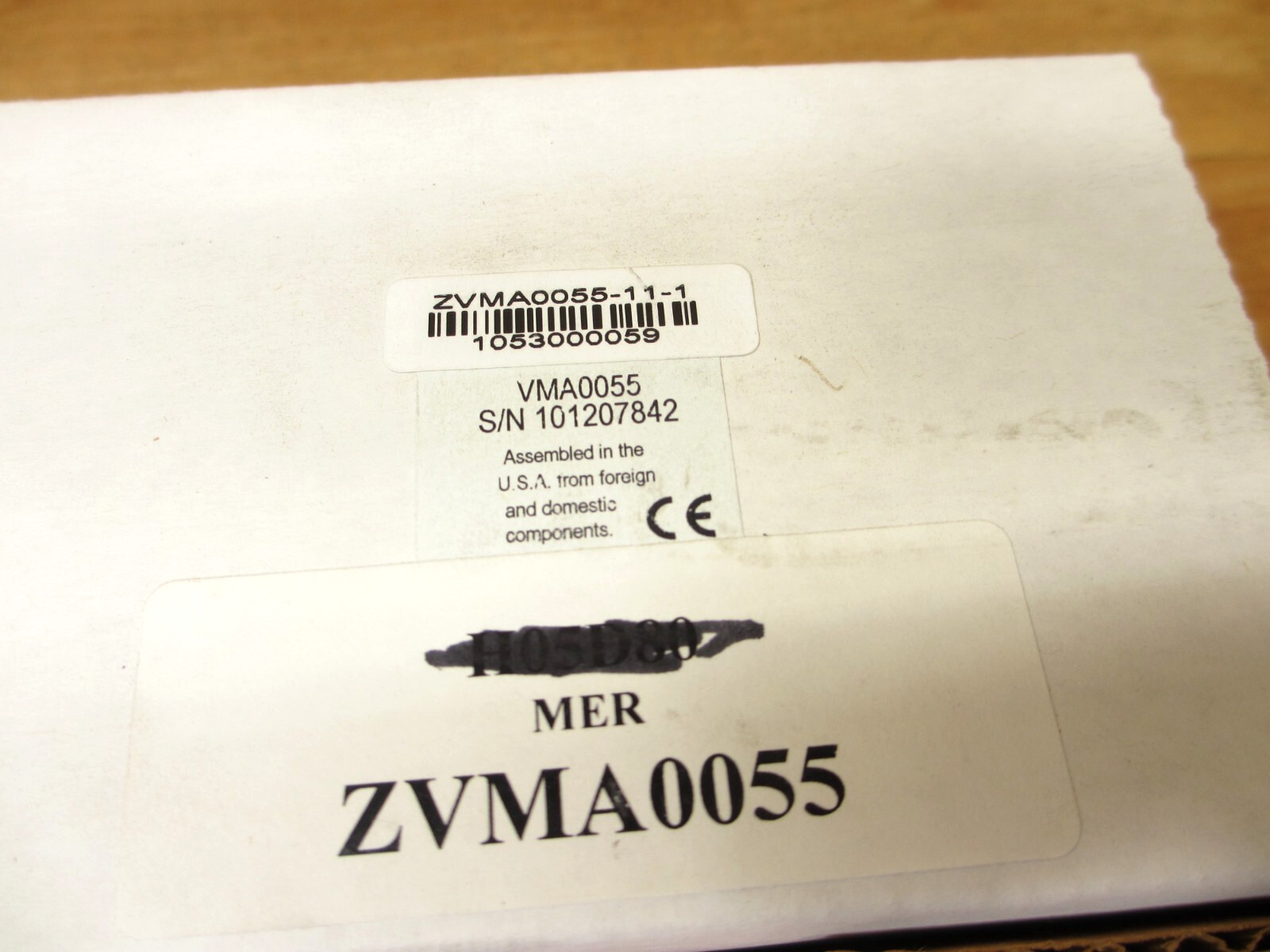 Meriam ZVMA0055-11-1 *NEW* VMA Module VMA0055