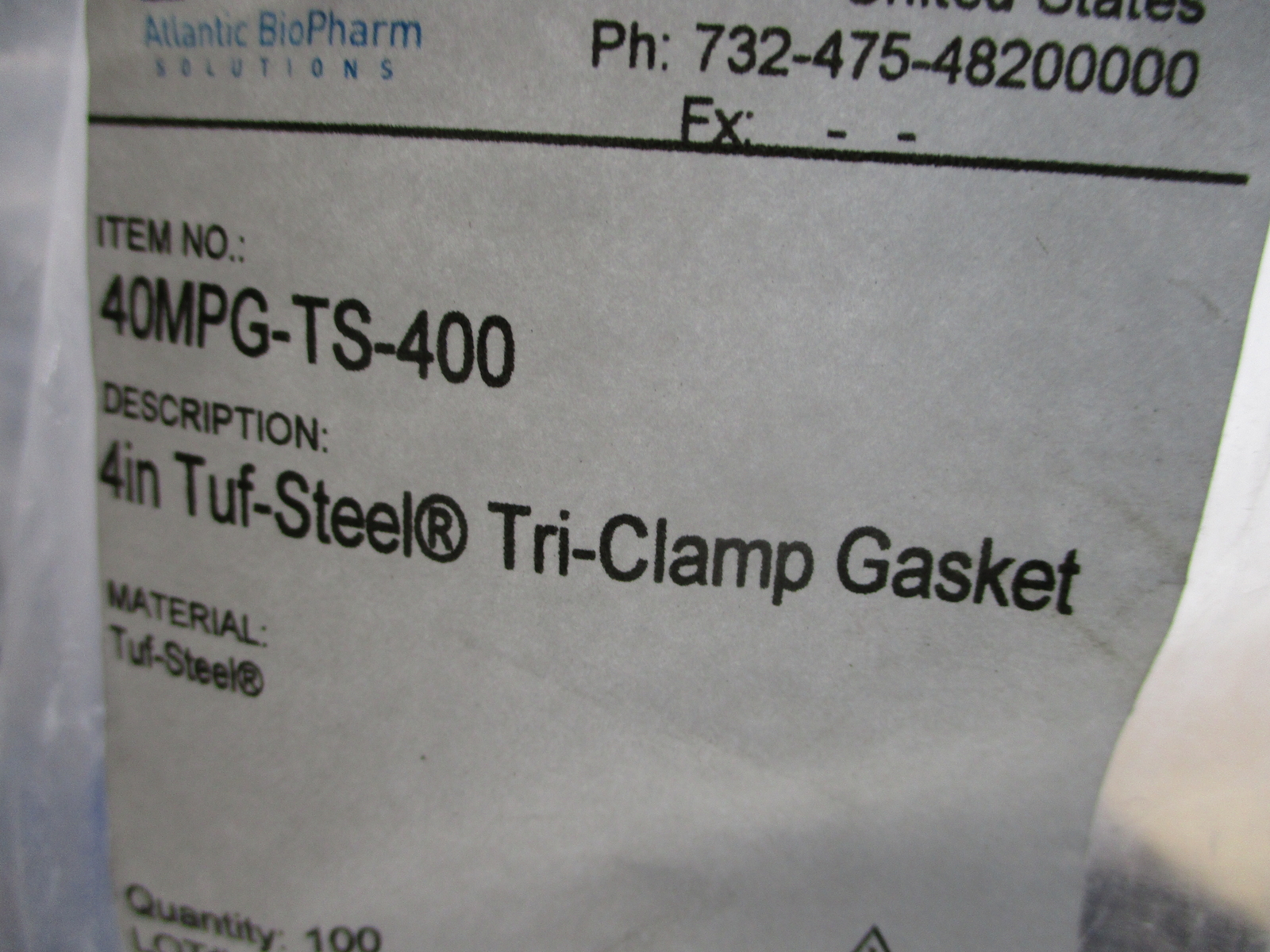 ATLANTIC 40MPG-TS-400 GASKET LOT OF 5 NSNP