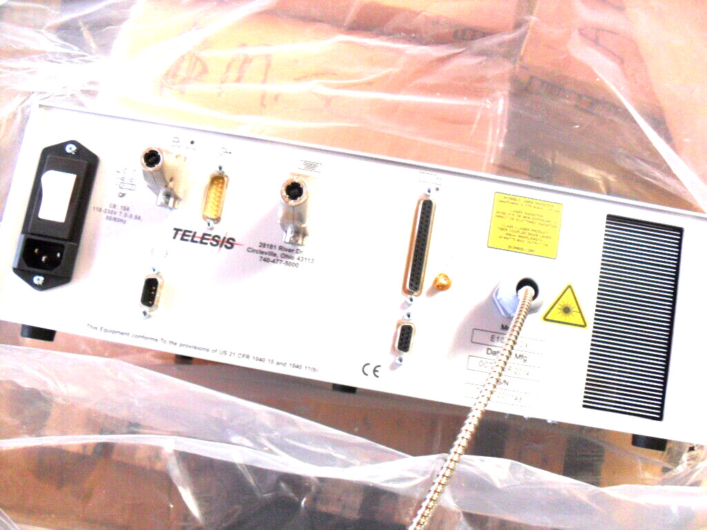 Telesis EV15DS Model E1015X0X 15 watt Laser Marking System 71583-2 NIB