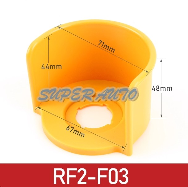 10Pcs New For Emergency stop switch protective cover protective seat RF2-F03