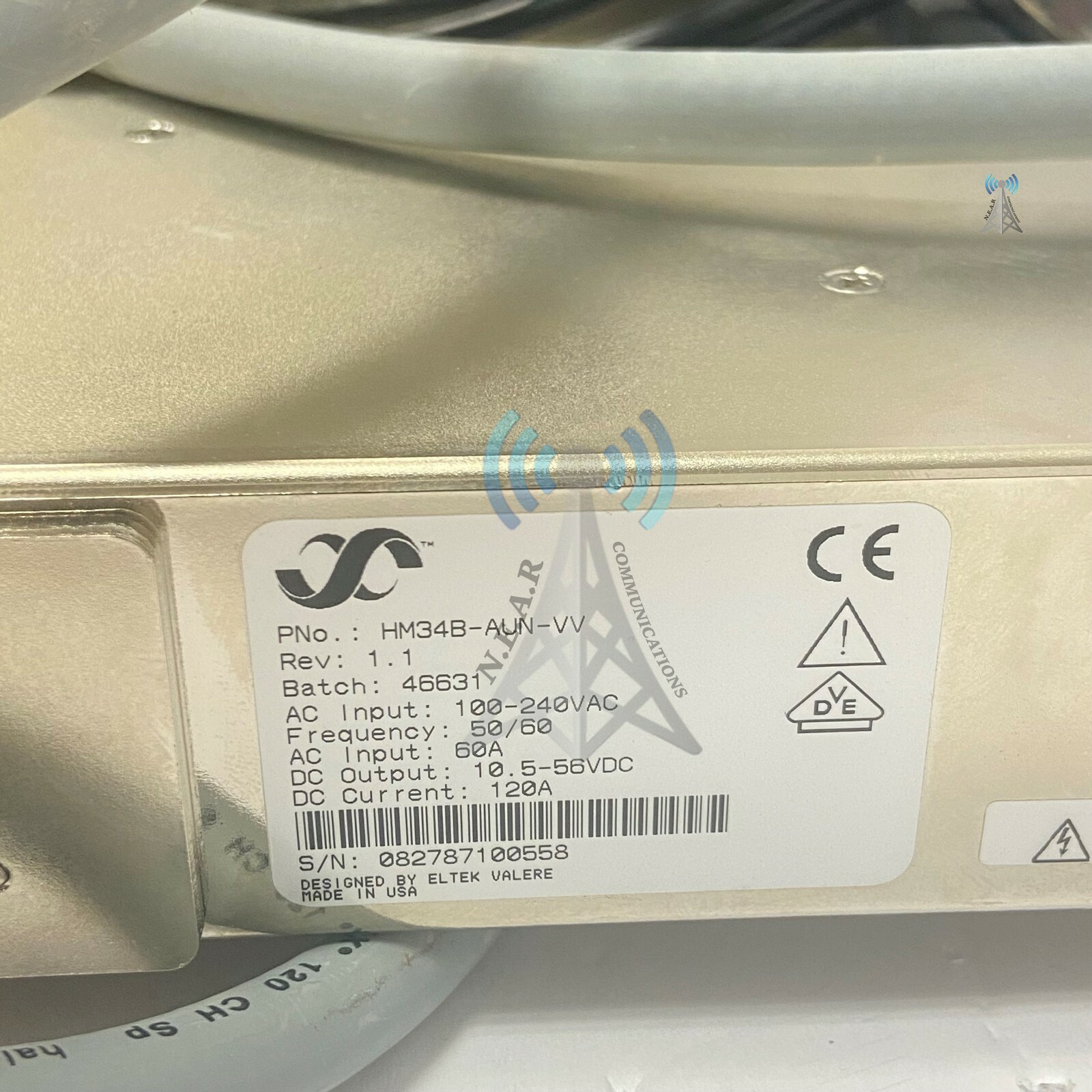 Eltek, Valere, HM34B-AUN-VV w/ 2qty H0750A1-VV *RH090221