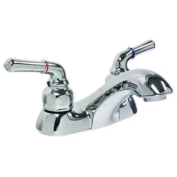 Dominion Faucets 77-1190 Manual Mid Arc Bathroom Faucet, 4″ Mount, Chr