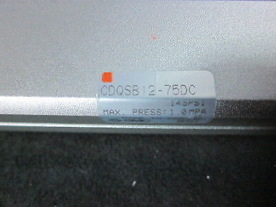 SMC CDQSB12-75DC Compact Cylinder 12mm Diameter Bore (compact Dbl Act Auto-sw 12