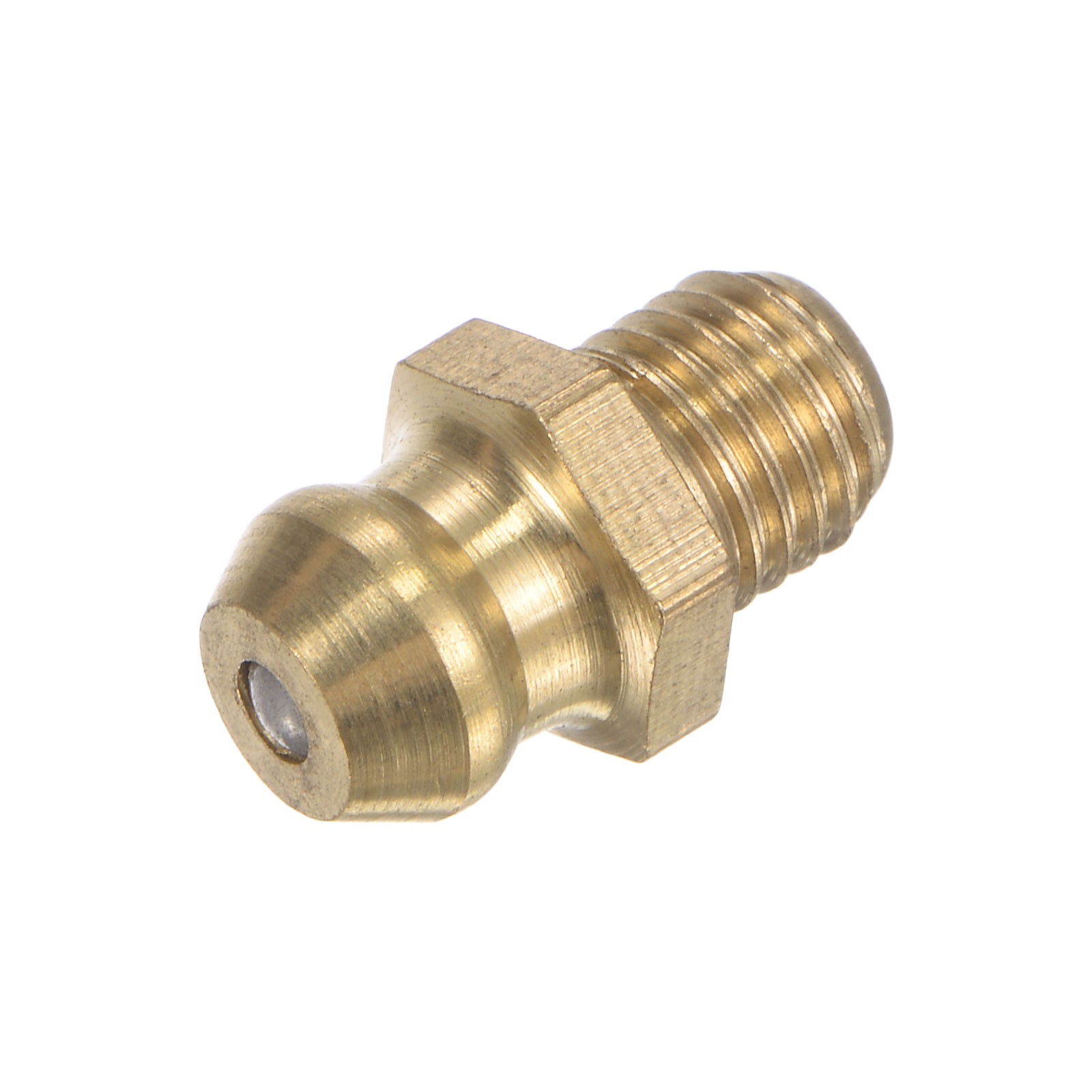 Brass Straight Hydraulic Grease Fitting Accessories M6 x 0.75mm Thread 20Pcs