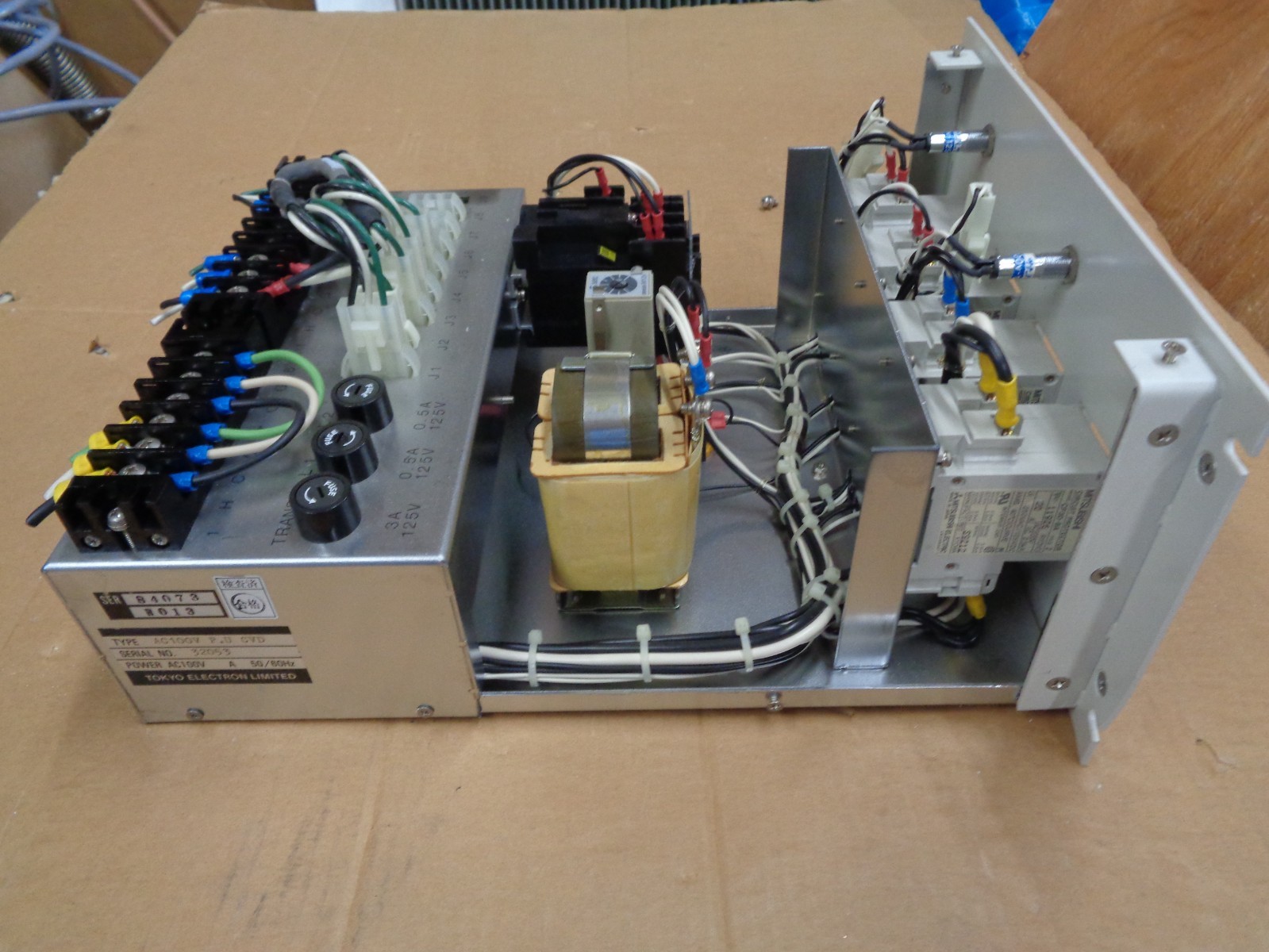 TOKYO ELECTRON TEL, TYPE: AC100V P.U CVD