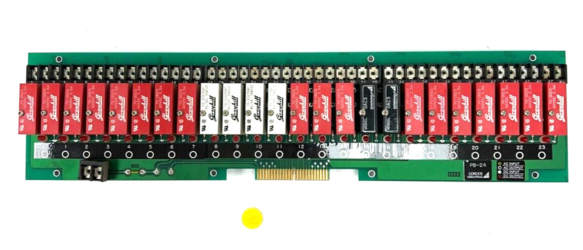 GORDOS ARKANSAS PB-24 RELAY CIRCUIT BOARD OAL 18-3/4″