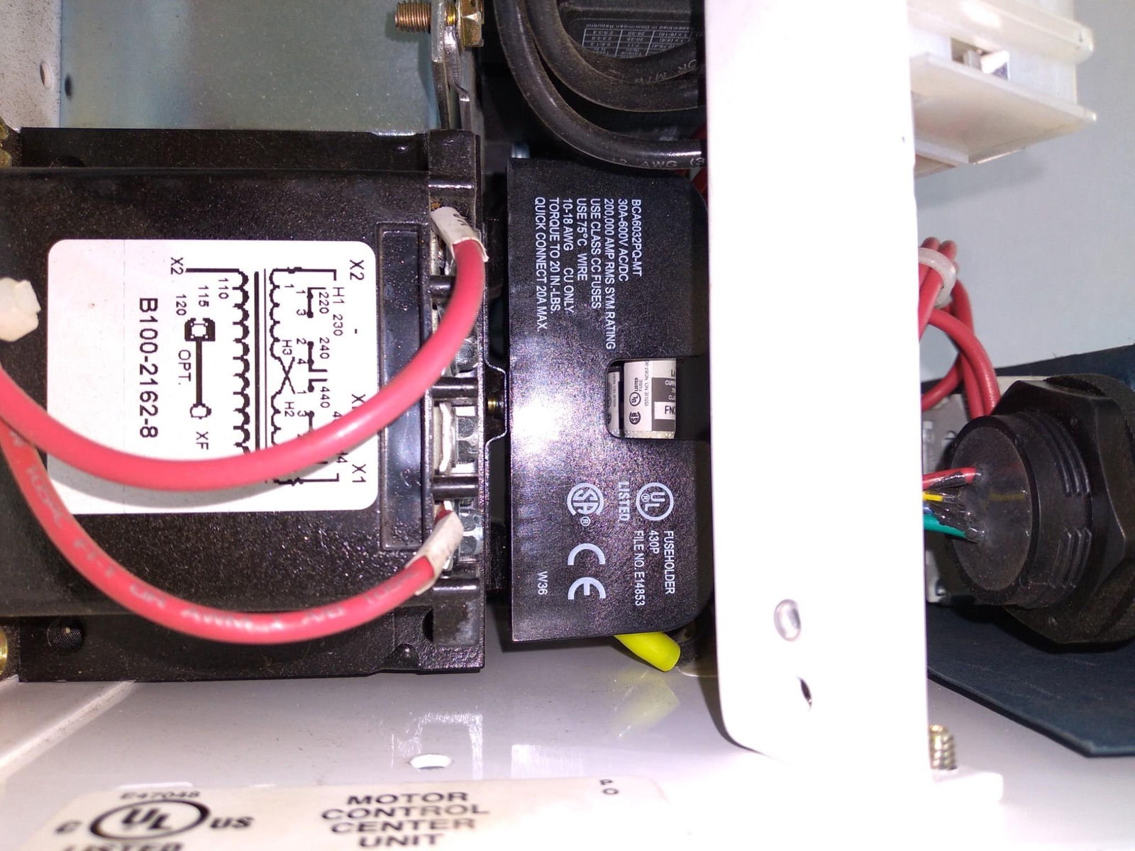 EATON SPO0570659 480V 65 RMS 10HP WD1 MCC 3P 120V HMCPS FT206 AN19DN0
