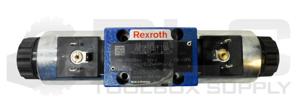 NEW REXROTH R901138644 DIRECTIONAL VALVE 4WE 6 W62/EG24N9K4/Z W/ (2) R900021389