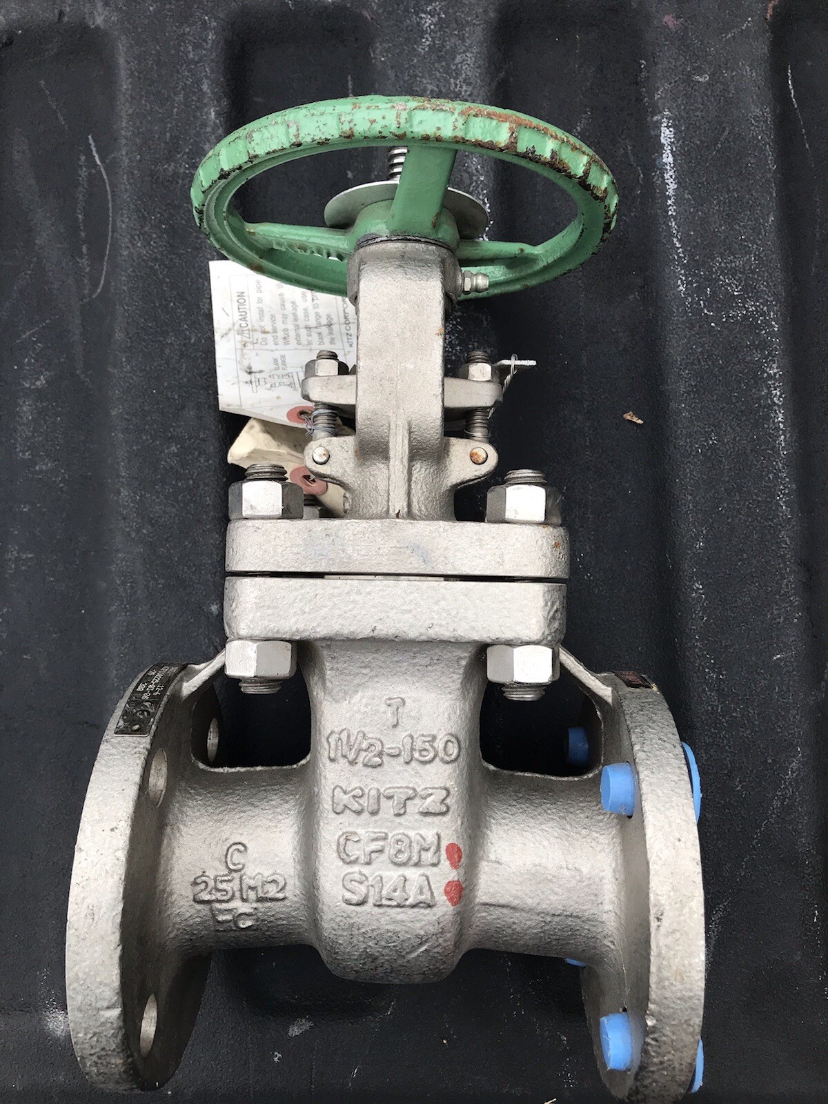 New Kitz 1-1/2″ 150 CF8M S14A B16.34 Seat 316 Flanged Gate Valve Stainless
