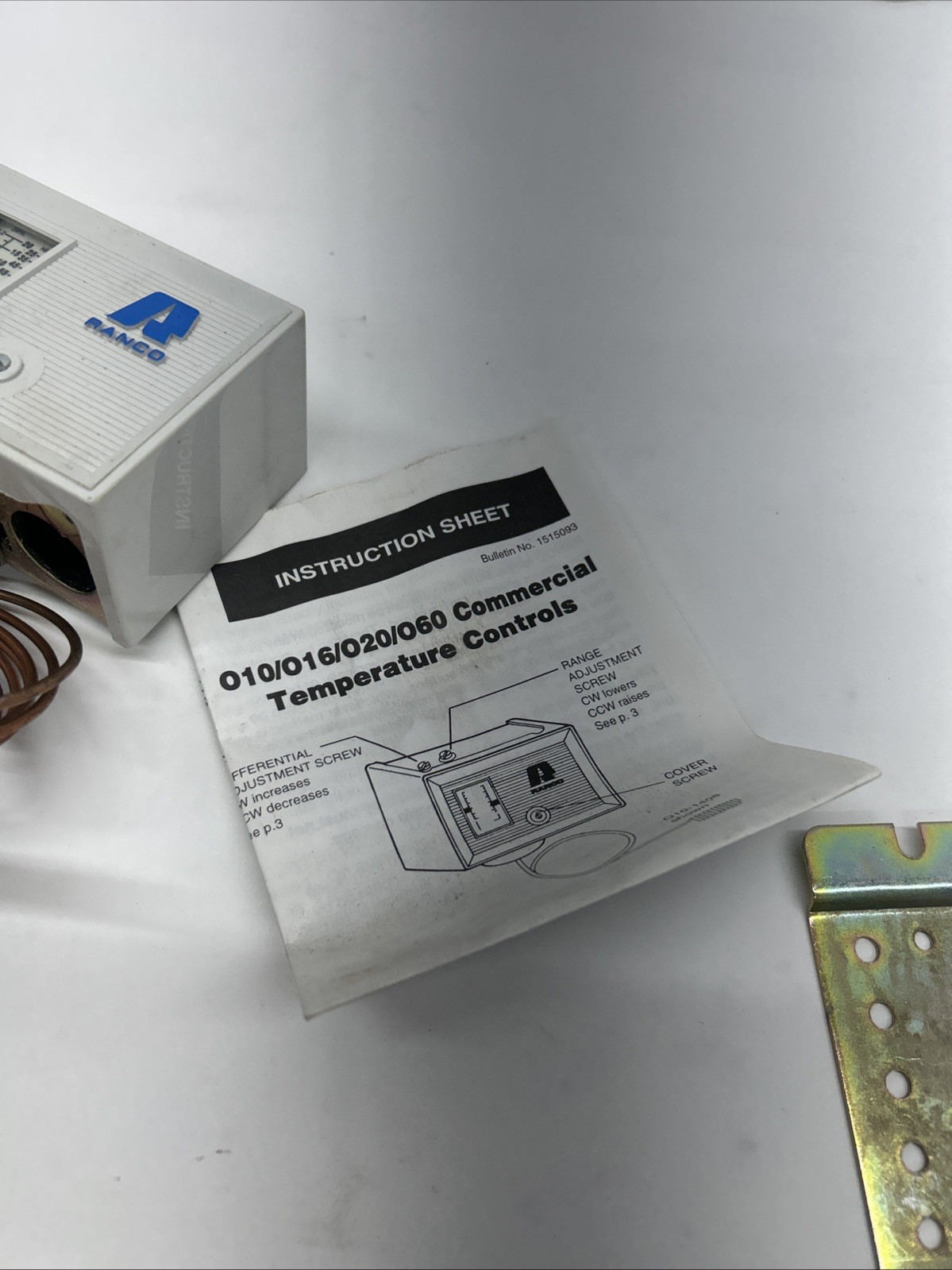 RANCO 010-1410 / 0101410 Commercial Temperature Control 72 Inch Sensor 25–75° F