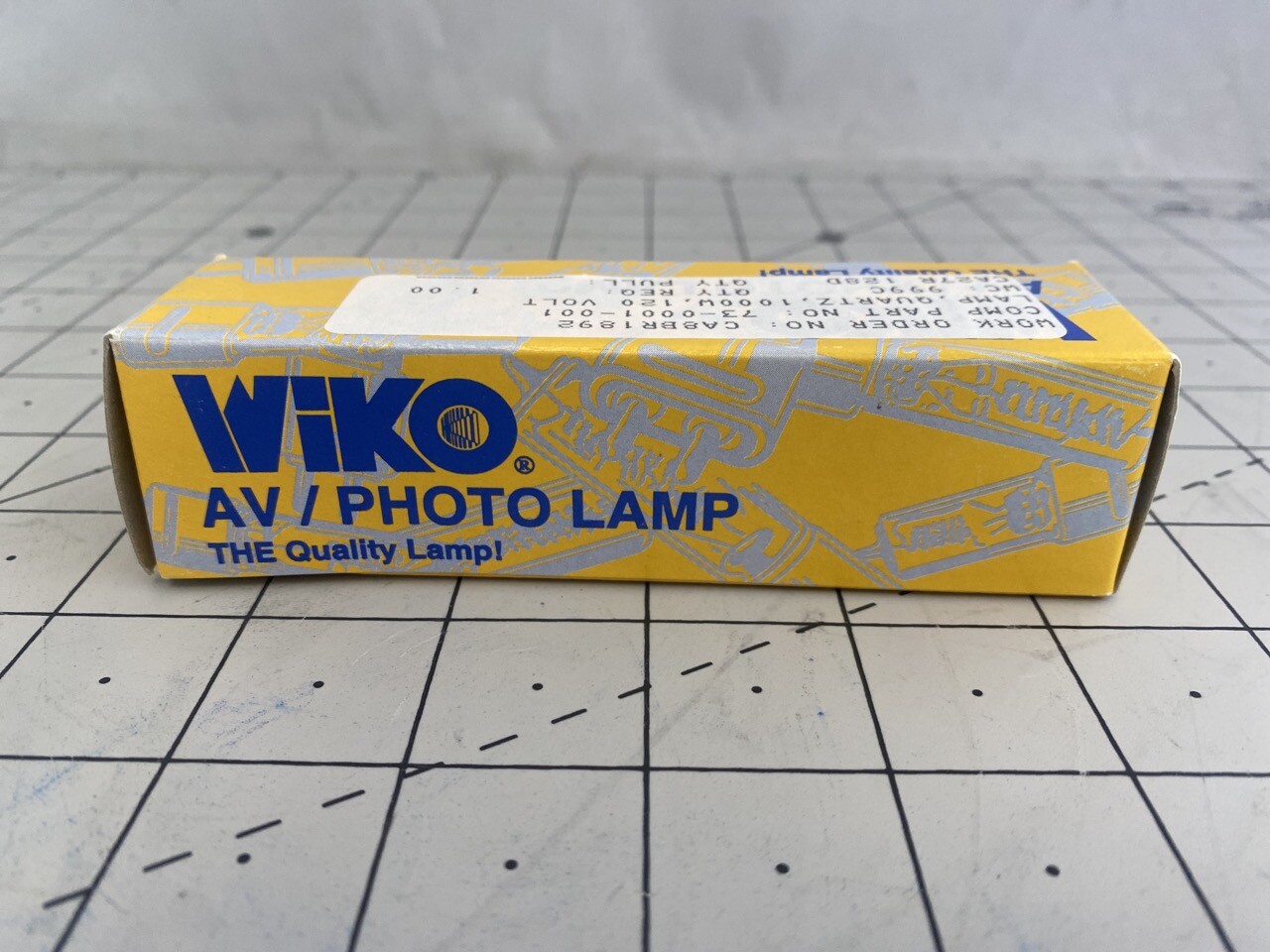 Wiko DXW AV/Photo Lamp 1000W 120V, Quartz Lam Research 73-0001-001