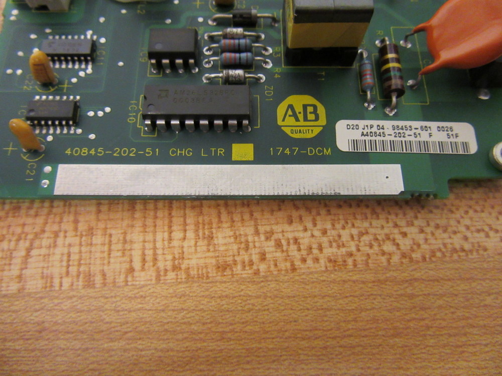 Allen Bradley 40845-202-51 1747-DCM Board A40845-202-51 1747-DCM