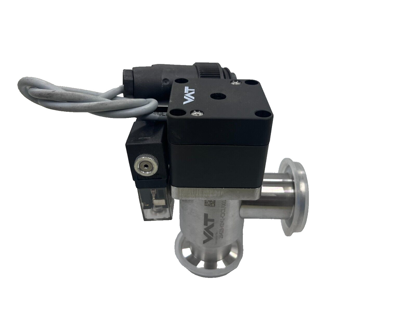 VAT Series 264 26428-KE41-CJC1/0012 Solenoid Valve for Vacuum 24V DC