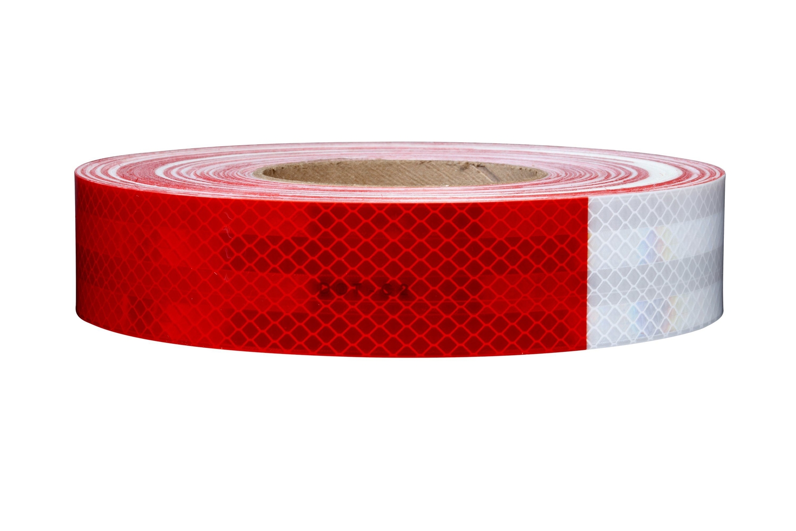 3M Diamond Grade Conspicuity Markings 983-32NL Red/White, 1 in x 50 (Case of 1)
