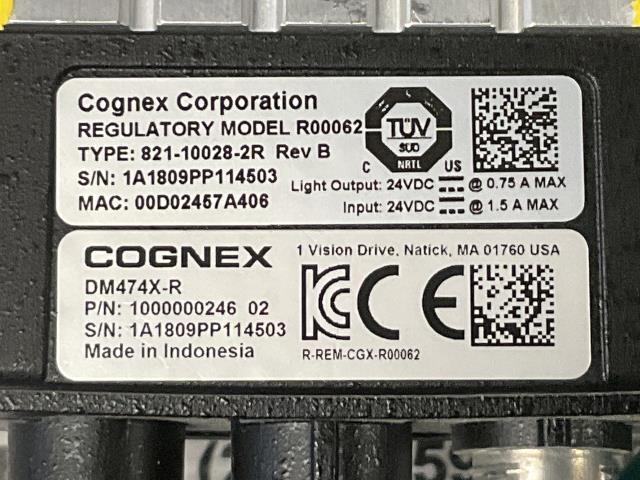 Cognex Regulatory Model – 821-10029-2R – REV B w/Warranty
