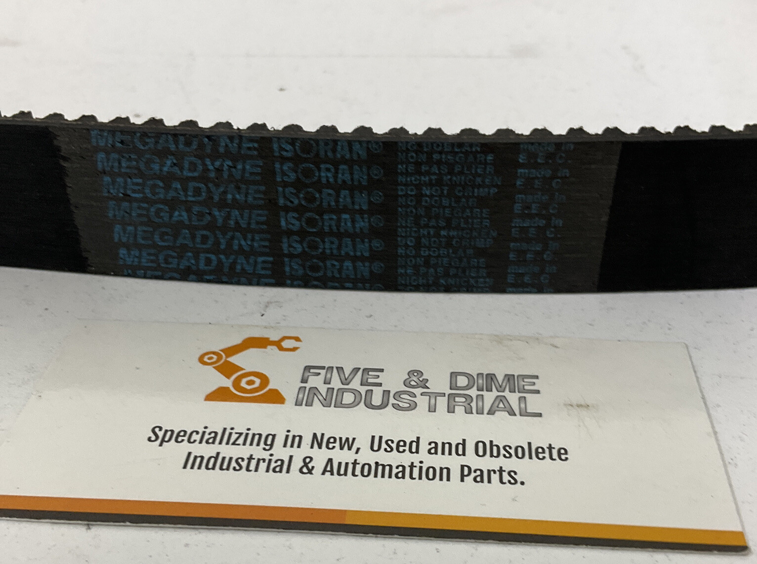 Megadyne Isoran 1420-RPP5-343 Timing Belt 1420mm L x 25mm W x 5mm Pitch (BE118)
