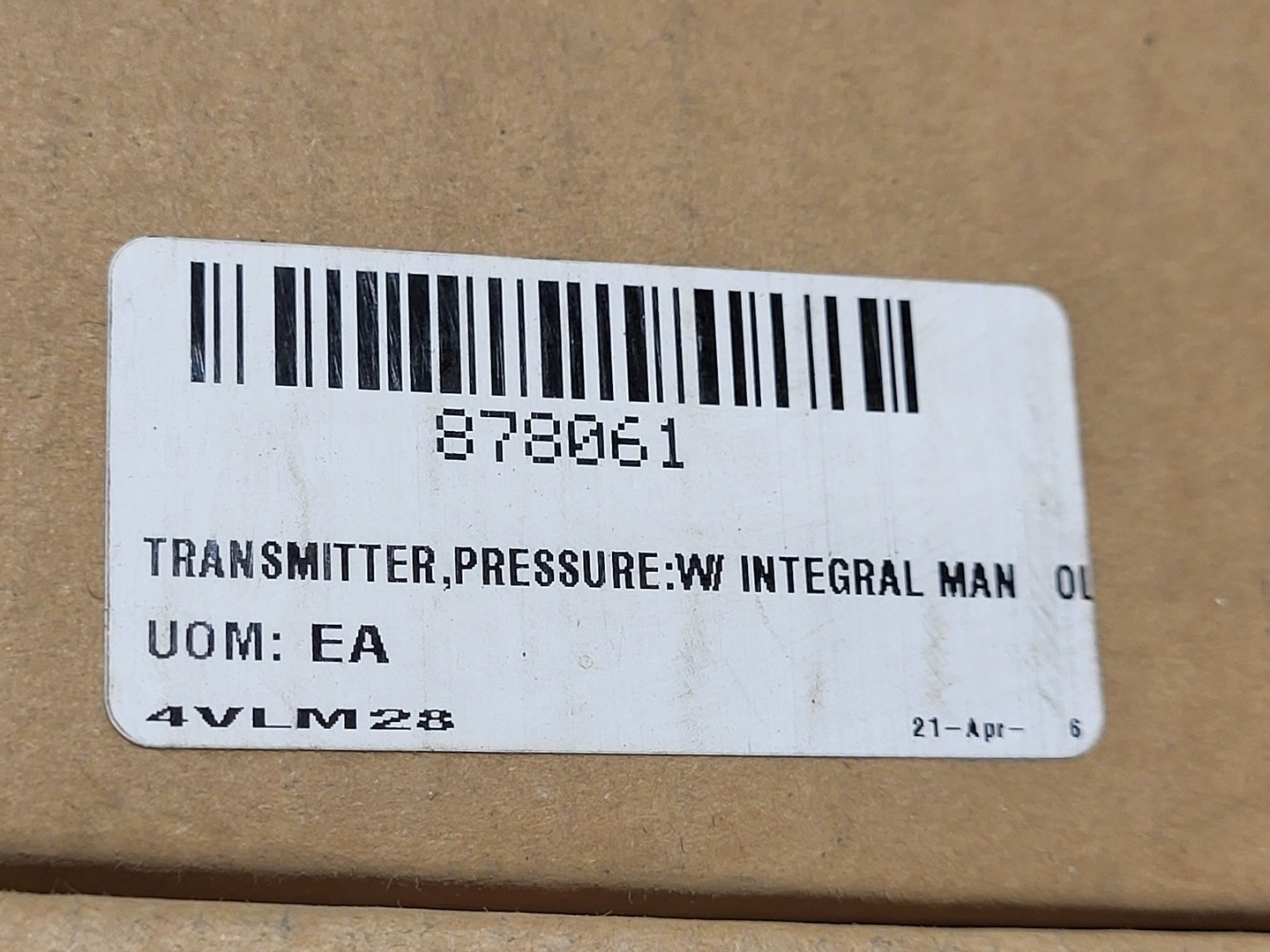 SURPLUS NEW Rosemount 3051TG2F2B21AB4C6Q4Q8 Coplanar Pressure Transmitter
