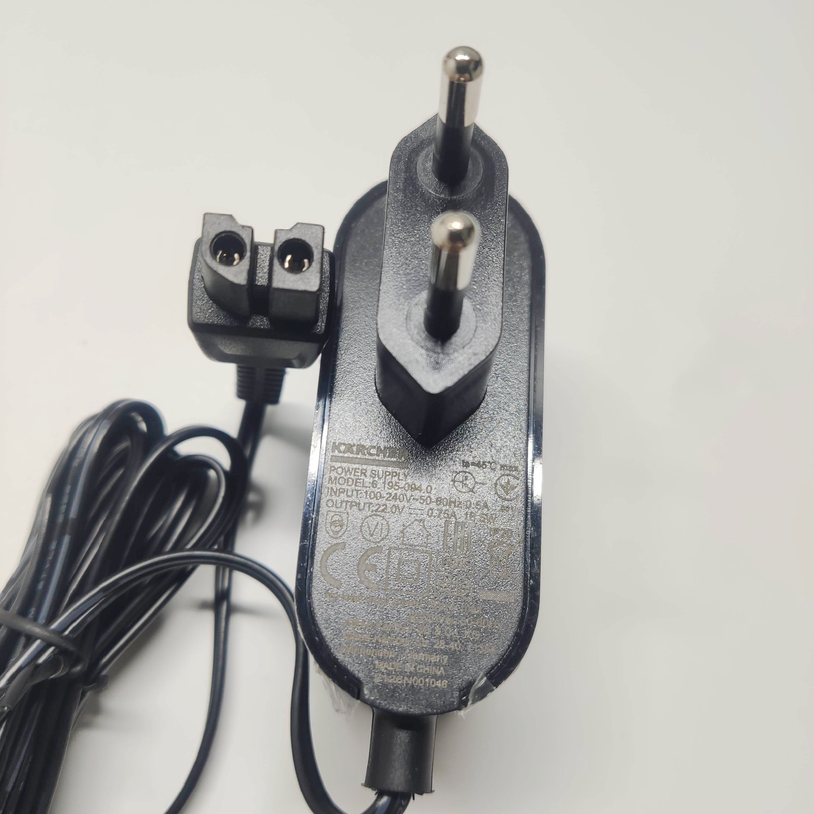 1x Cordless Vacuum Cleaner AC Adapter VCS4, VCS5, VC4I, VC4Iplus