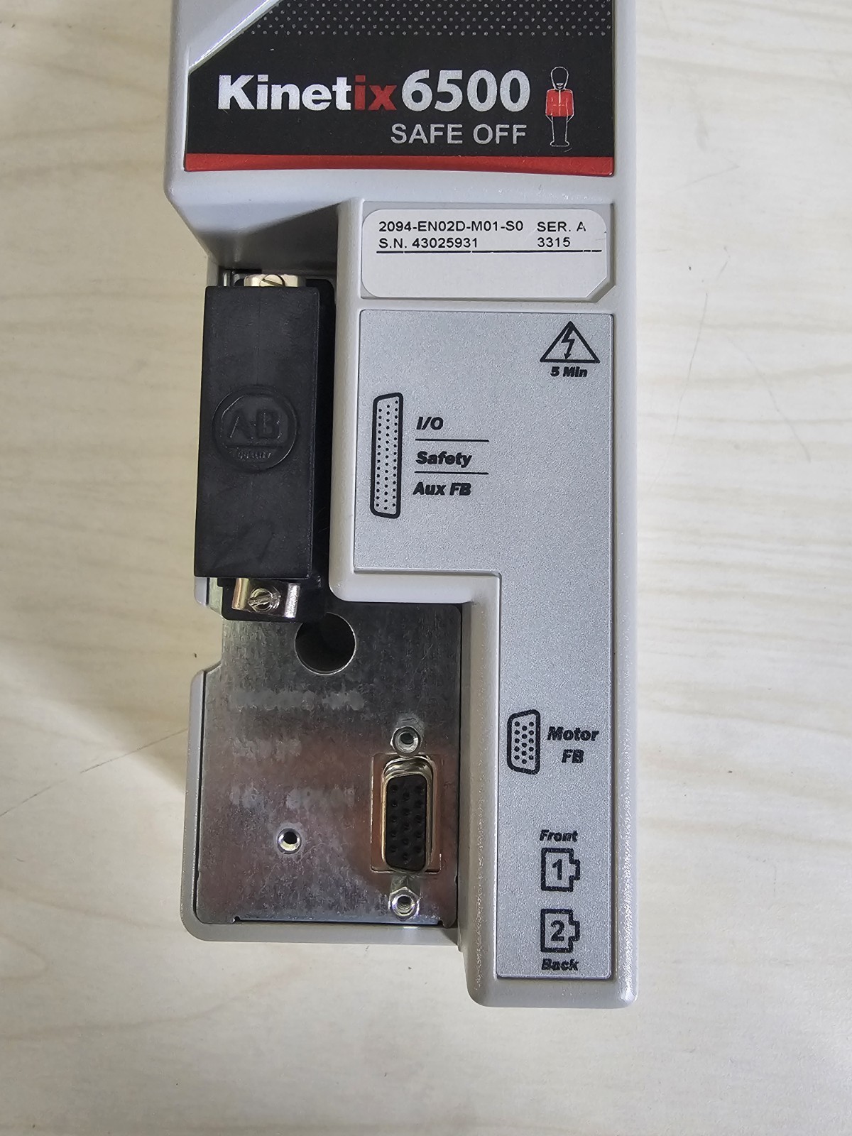 Allen-Bradley Kinetix 6500 Safe Off Control Module Cat #: 2094-EN02D-M01-S0