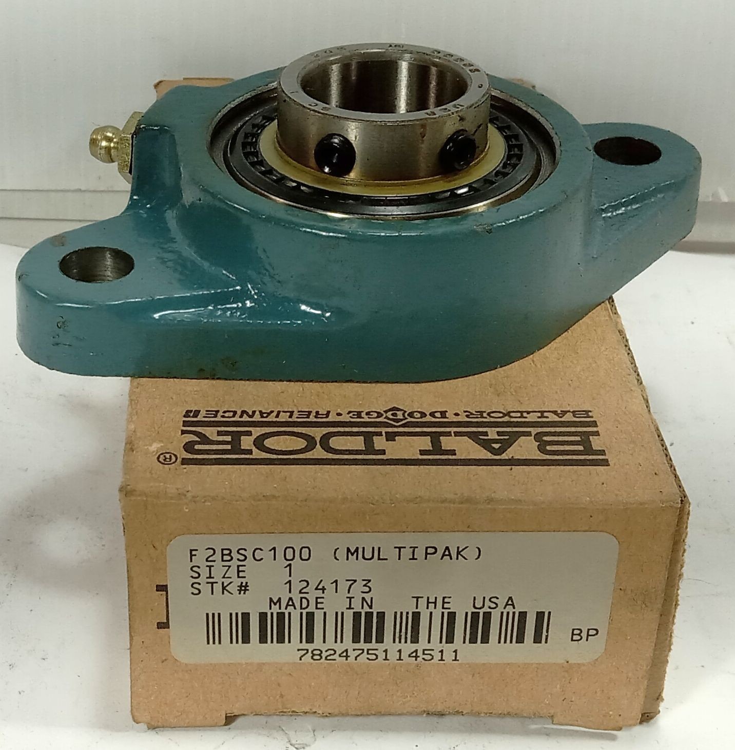 1 NEW DODGE 124173 F2BSC100 1” 2 BOLT FLNG PILLOW BLOCK BEARING NIB *MAKE OFFER*