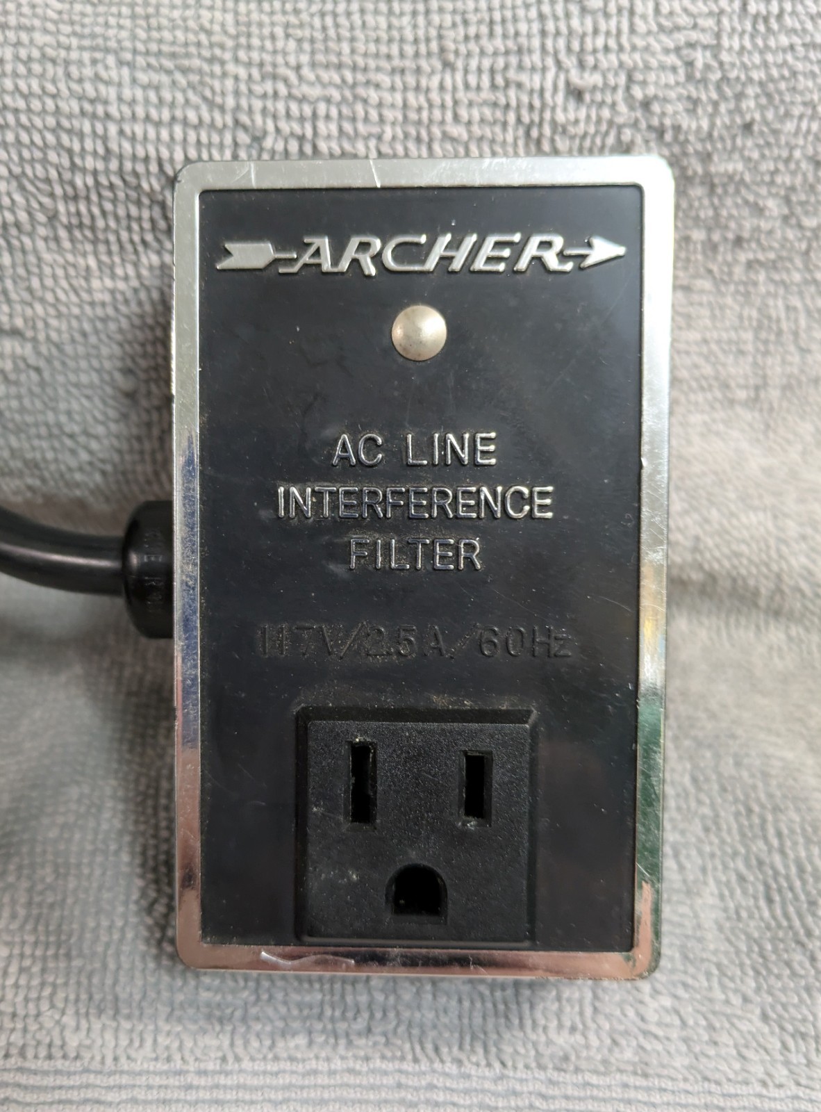 AC Line Interference Filter ARCHER 15-1111 117V 2.5A Radio Shack