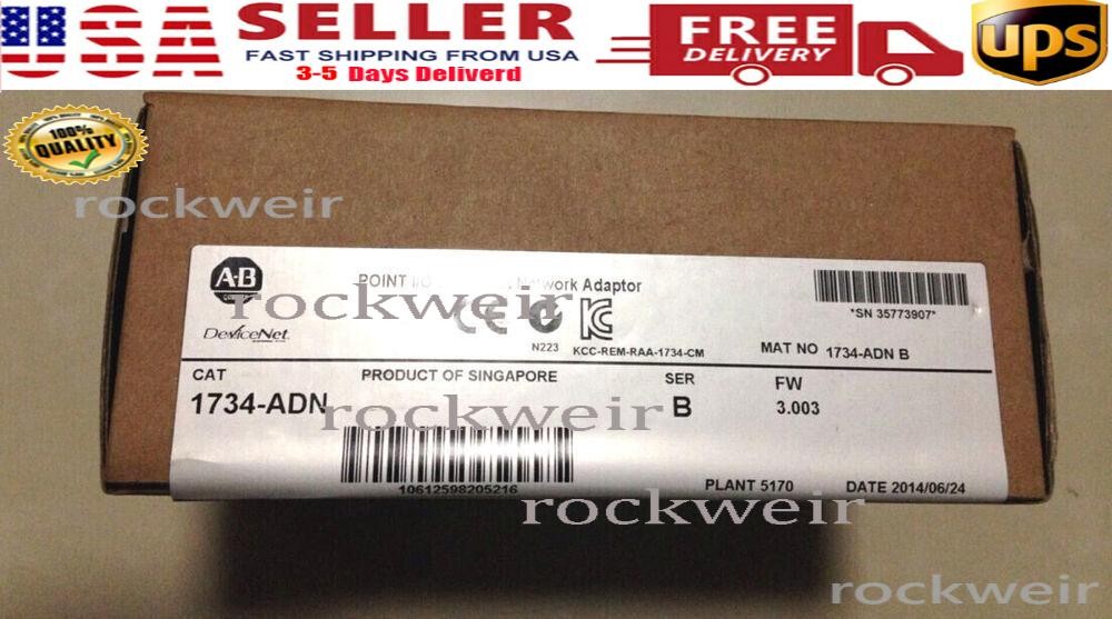 1PC NEW Allen-Bradley 1734-ADN POINT I/O DeviceNet Network Adaptor