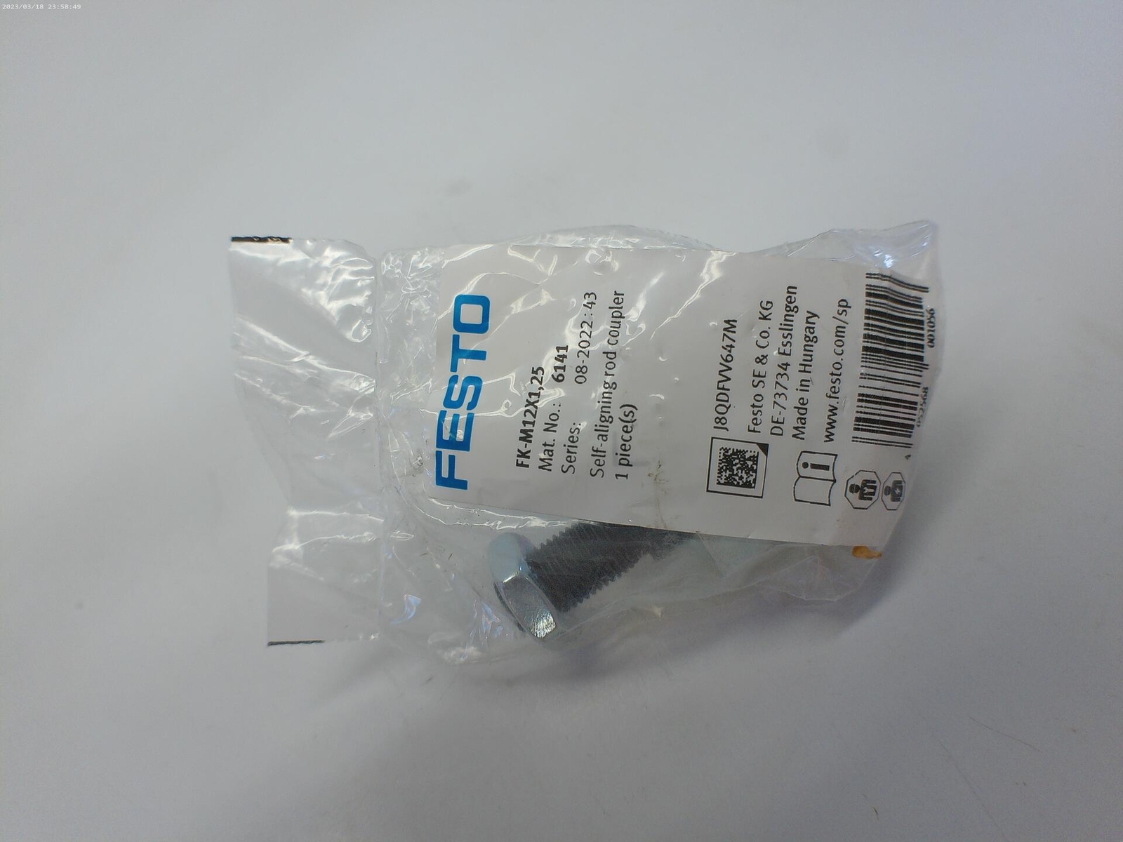 FESTO FK-M12X1,25 6141 ROD COUPLER NSMP