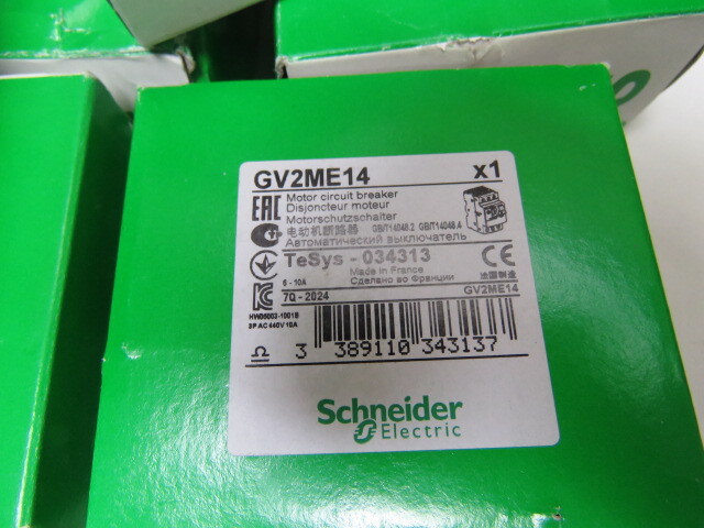 SCHNEIDER GV2ME14 Qty of 1 per Lot SCHNEIDER GV2ME14