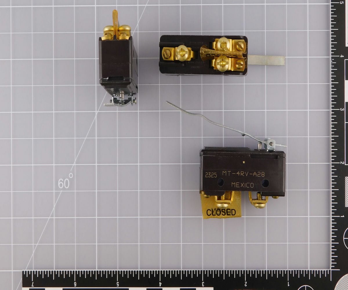 HONEYWELL MT-4RV-A28 Basic Switches: MT Series, Single Pole Double Throw (SPDT)